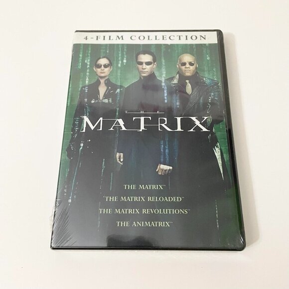 The Matrix 1 2 and 3 Plus The Animatrix 4 Film Collection DVD Movie - Picture 1 of 12
